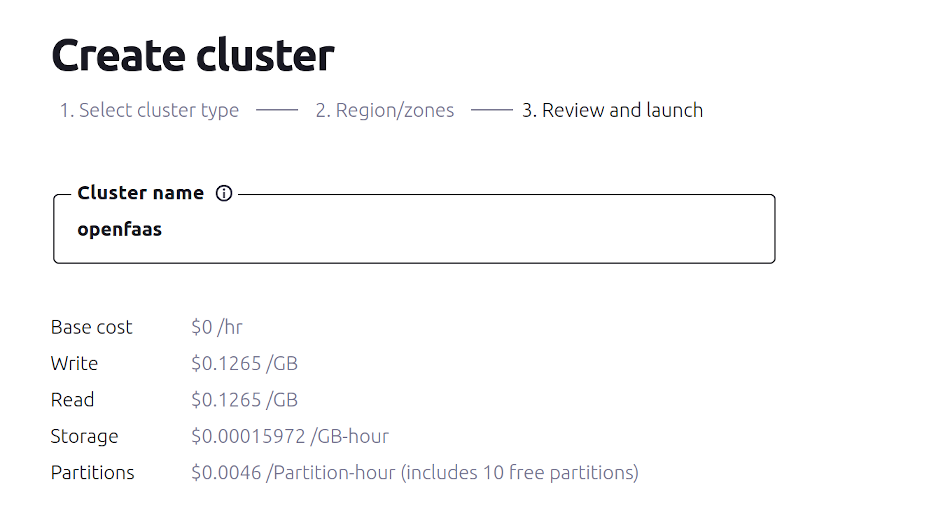 Details about your cluster