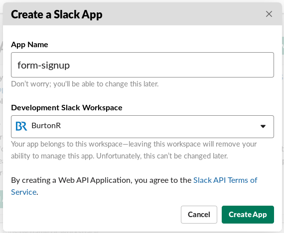 Create Slack App